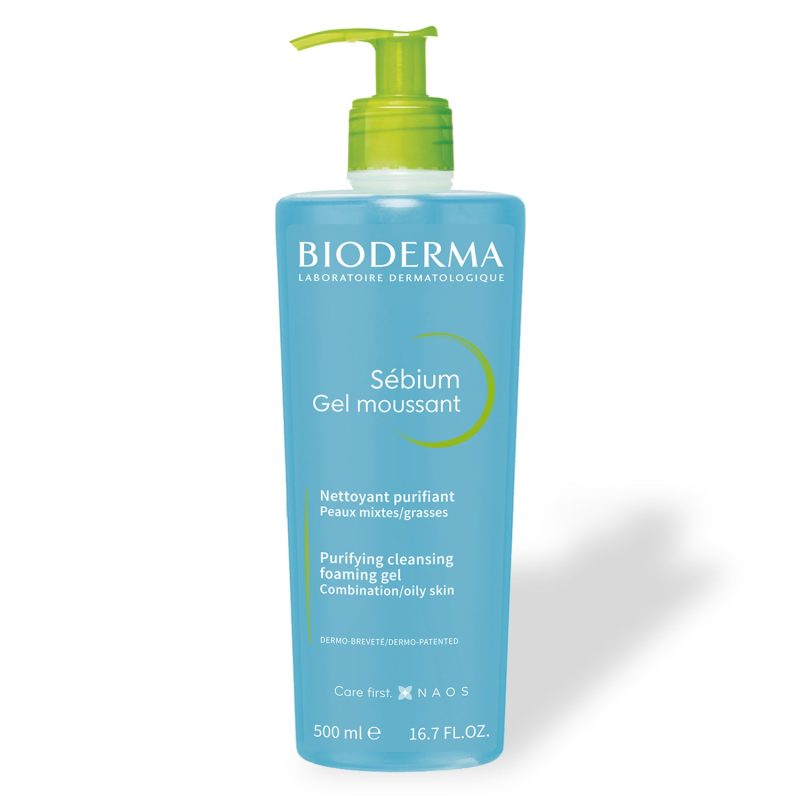 BiodermaSebiumGelMoussantNettoyantPurifiant 500ml