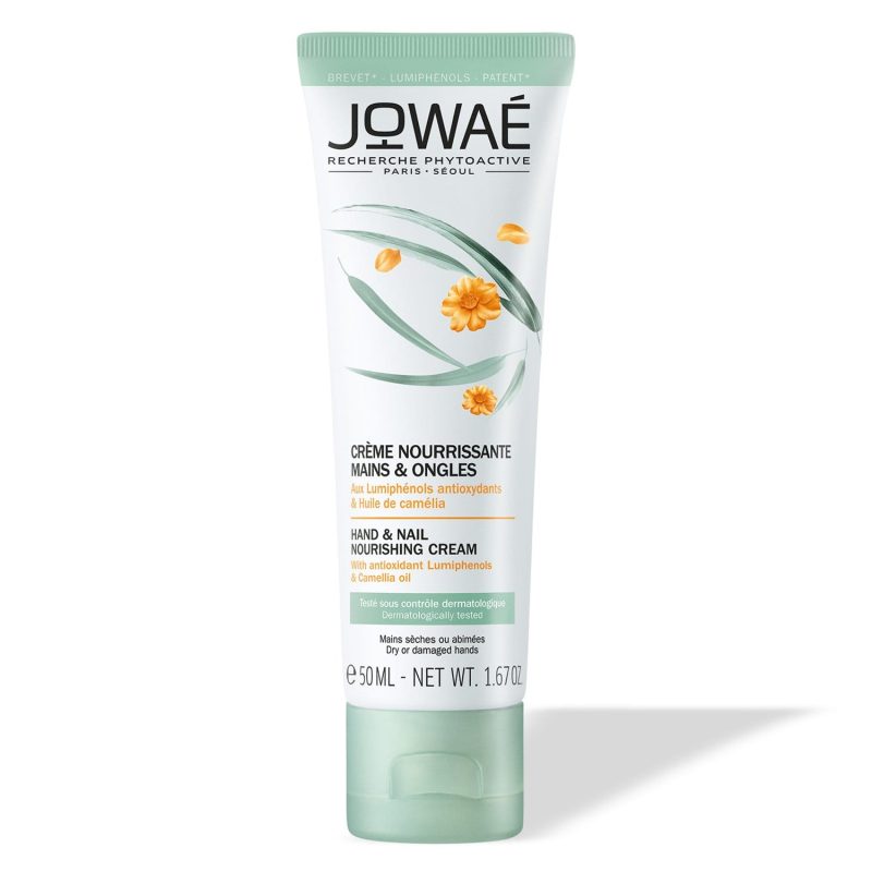 JOWAE Creme nourrissante mains et ongles 50ml fond blanc