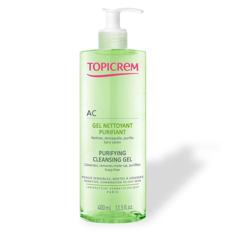 TopicremAcGelNettoyantPurifiant